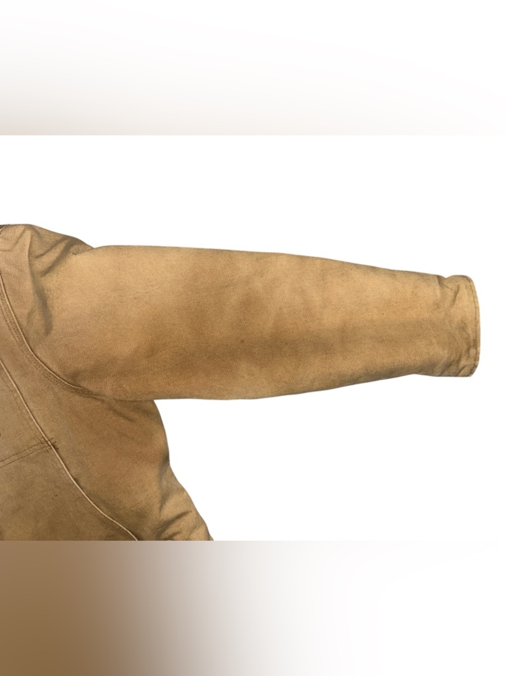 Carhartt Vintage 90s Arctic Quilt Lined Duck Jacket Tan Distressed Men’s Medium - Picture 7 of 10